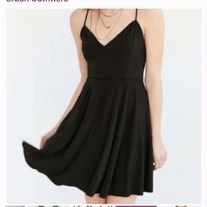 Urban Outfitters Kimchi Blue Black Strappy Mini Dress